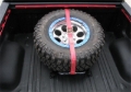 Picture of N-Fab NFB Bed Mounted Tire Strap Spare Tire Carriers - BM1TSRD