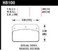 Picture of Hawk Performance HAWK HPS Brake Pad Sets - HB100F.480