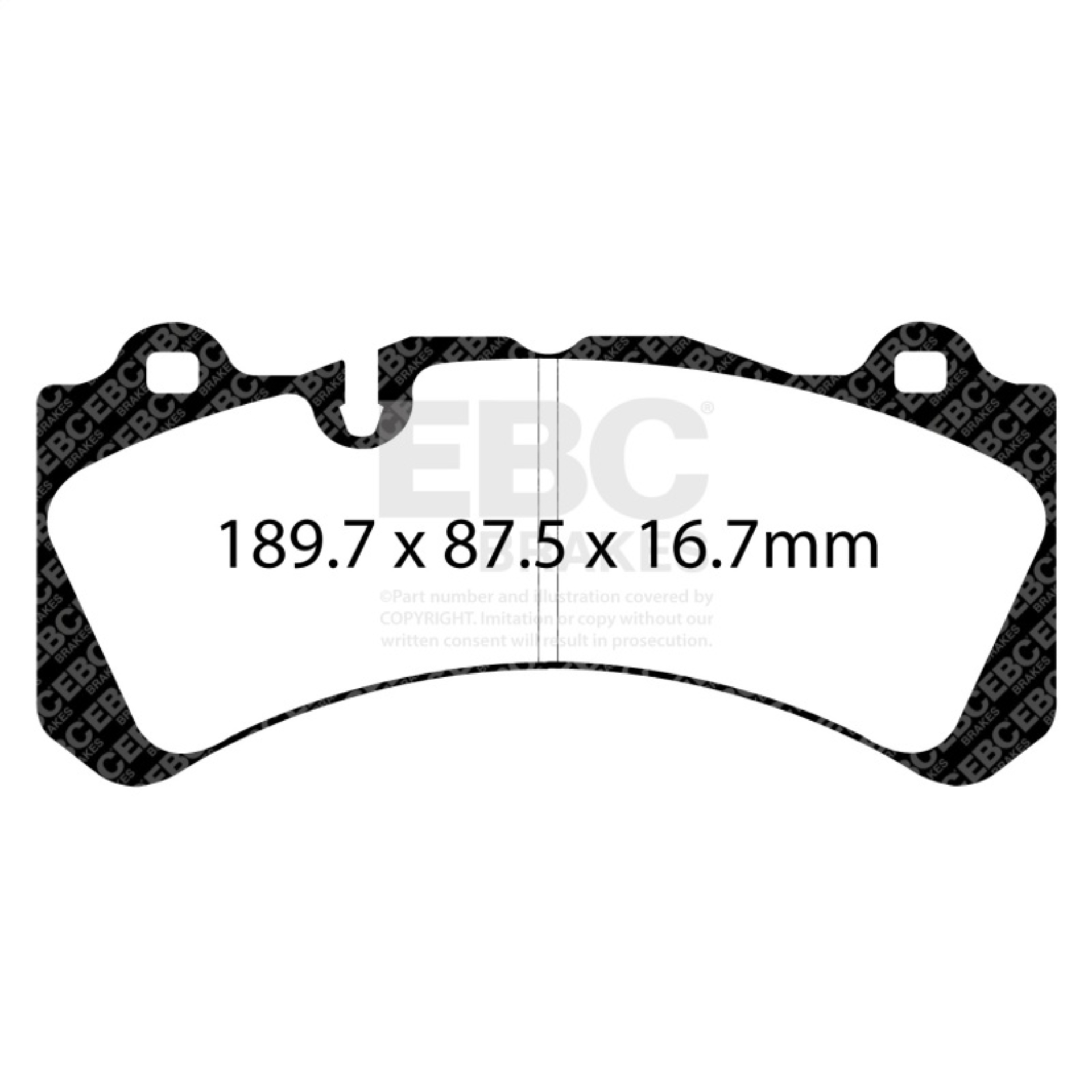 Picture of EBC Yellowstuff Brake Pad Sets - DP4071R