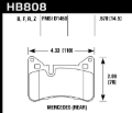 Picture of Hawk Performance HAWK HPS 5.0 Brake Pad Sets - HB808B.570
