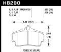 Picture of Hawk Performance HAWK HPS Brake Pad Sets Rear - HB290F.583
