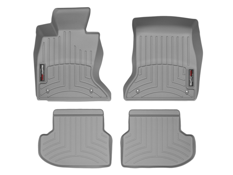 Picture of WeatherTech 14+ BMW 5-Series Front and Rear Floorliners - Grey