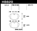 Picture of Hawk Performance HAWK Ceramic Brake Pad Sets - HB820Z.675