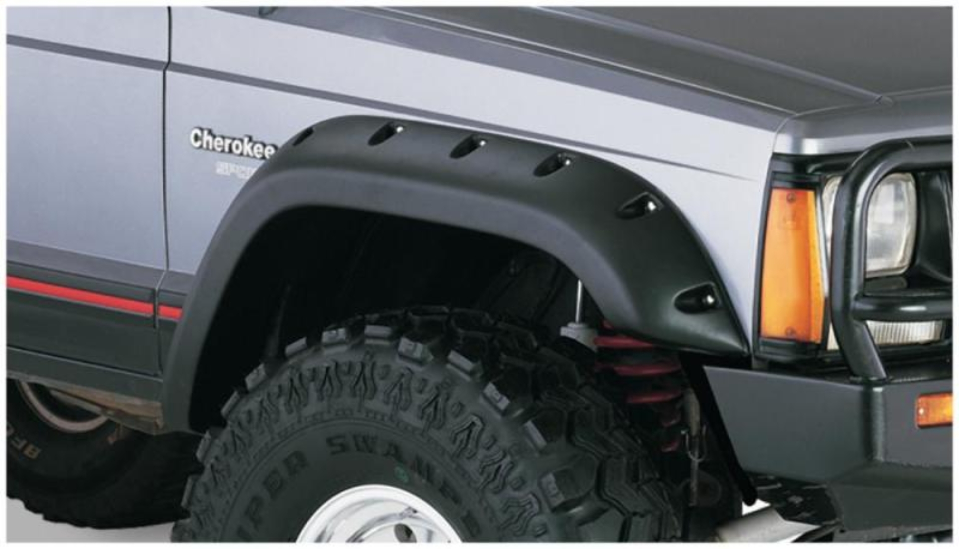 Picture of Bushwacker BUS Jeep Cutout Style Flares Fender Flares - 10035-07