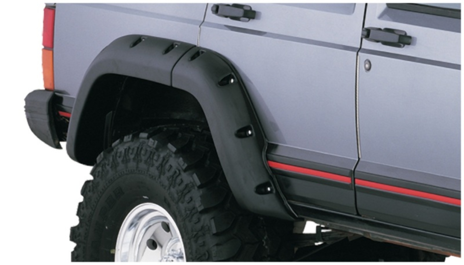 Picture of Bushwacker BUS Jeep Cutout Style Flares Fender Flares - 10036-07