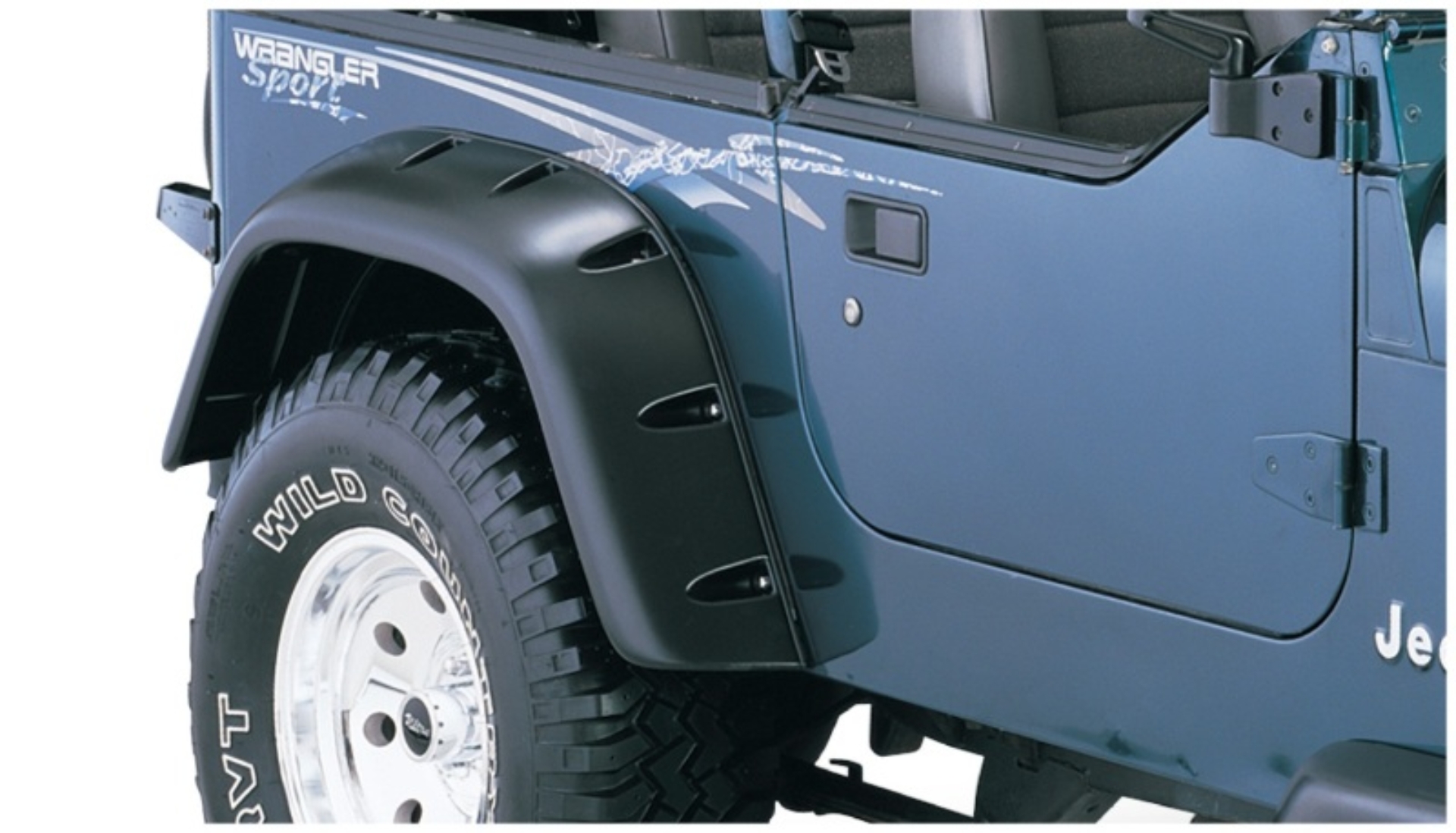 Picture of Bushwacker BUS Jeep Cutout Style Flares Fender Flares - 10058-07
