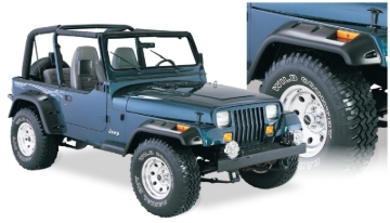 Picture of Bushwacker BUS Jeep Cutout Style Flares Fender Flares - 10909-07