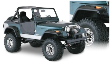 Picture of Bushwacker BUS Jeep Cutout Style Flares Fender Flares - 10910-07