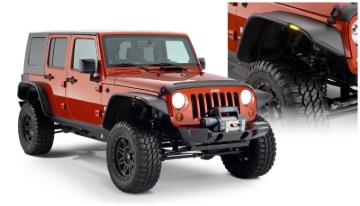 Picture of Bushwacker BUS Jeep Flat Style Flares Fender Flares - 10918-07