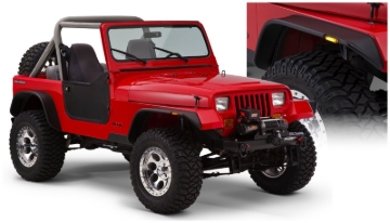 Picture of Bushwacker BUS Jeep Flat Style Flares Fender Flares - 10924-07