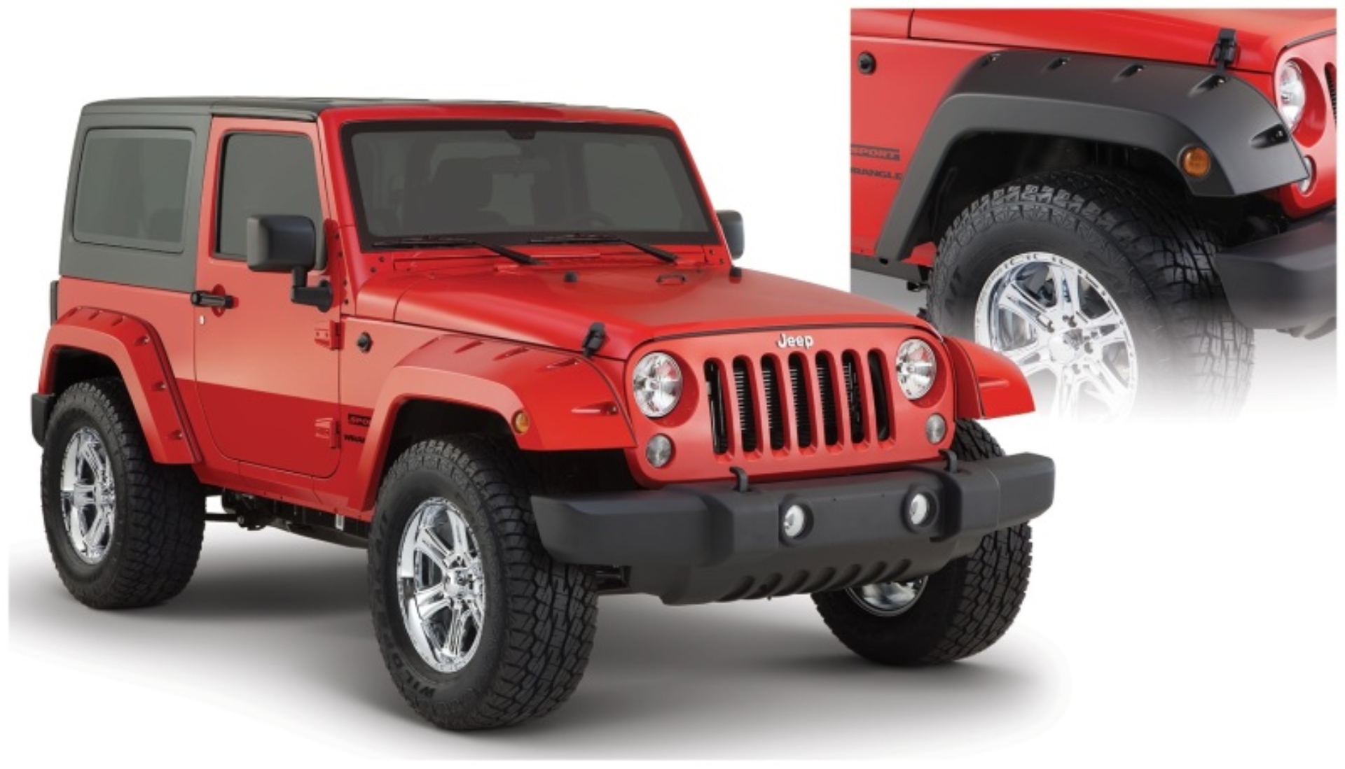 Picture of Bushwacker BUS Pocket Style Flares Fender Flares - 10077-02