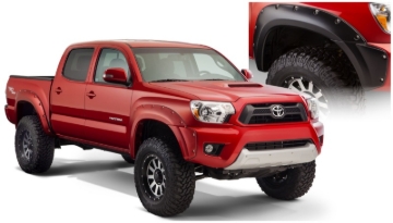 Picture of Bushwacker 12-15 Toyota Tacoma Fleetside Pocket Style Flares 4pc 73.5in Bed - Black