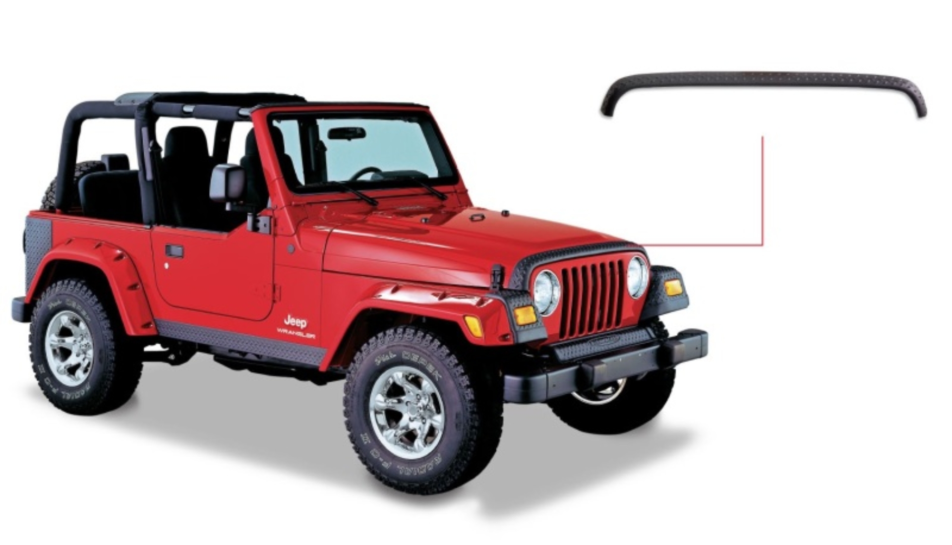 Picture of Bushwacker BUS Trail Armor Body Armor & Rock Rails - 14006