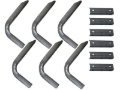Picture of Lund 10-12 Chevy Colorado Ext. Cab EZ Running Board Mounting Bracket Kit - Brite