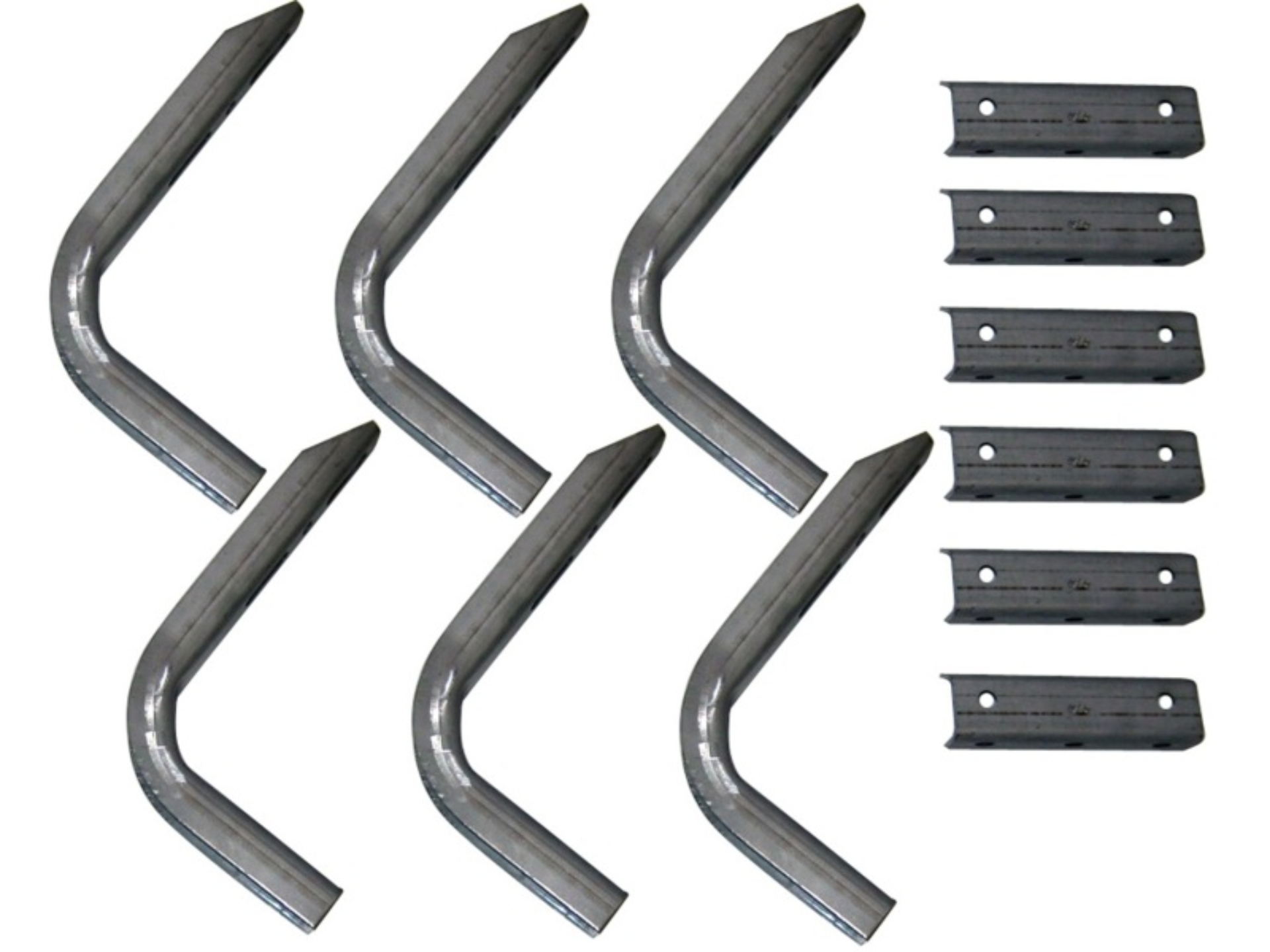 Picture of Lund 10-12 Chevy Colorado Ext. Cab EZ Running Board Mounting Bracket Kit - Brite