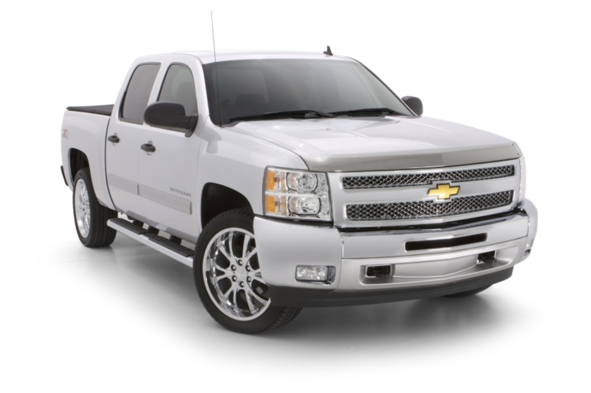 Picture of AVS Aeroskin Shield-Chrome Hood Deflectors - 622044