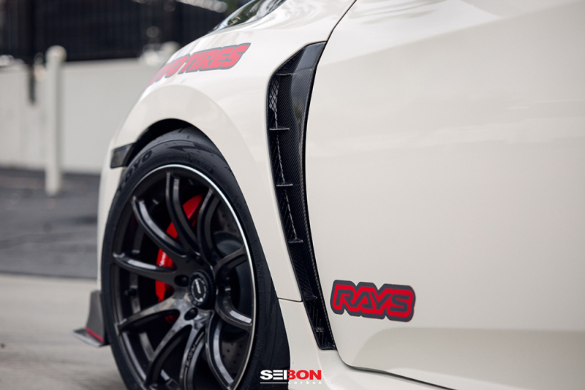 Picture of Seibon SEI Fender Ducts Carbon Accessories - FD17HDCVR