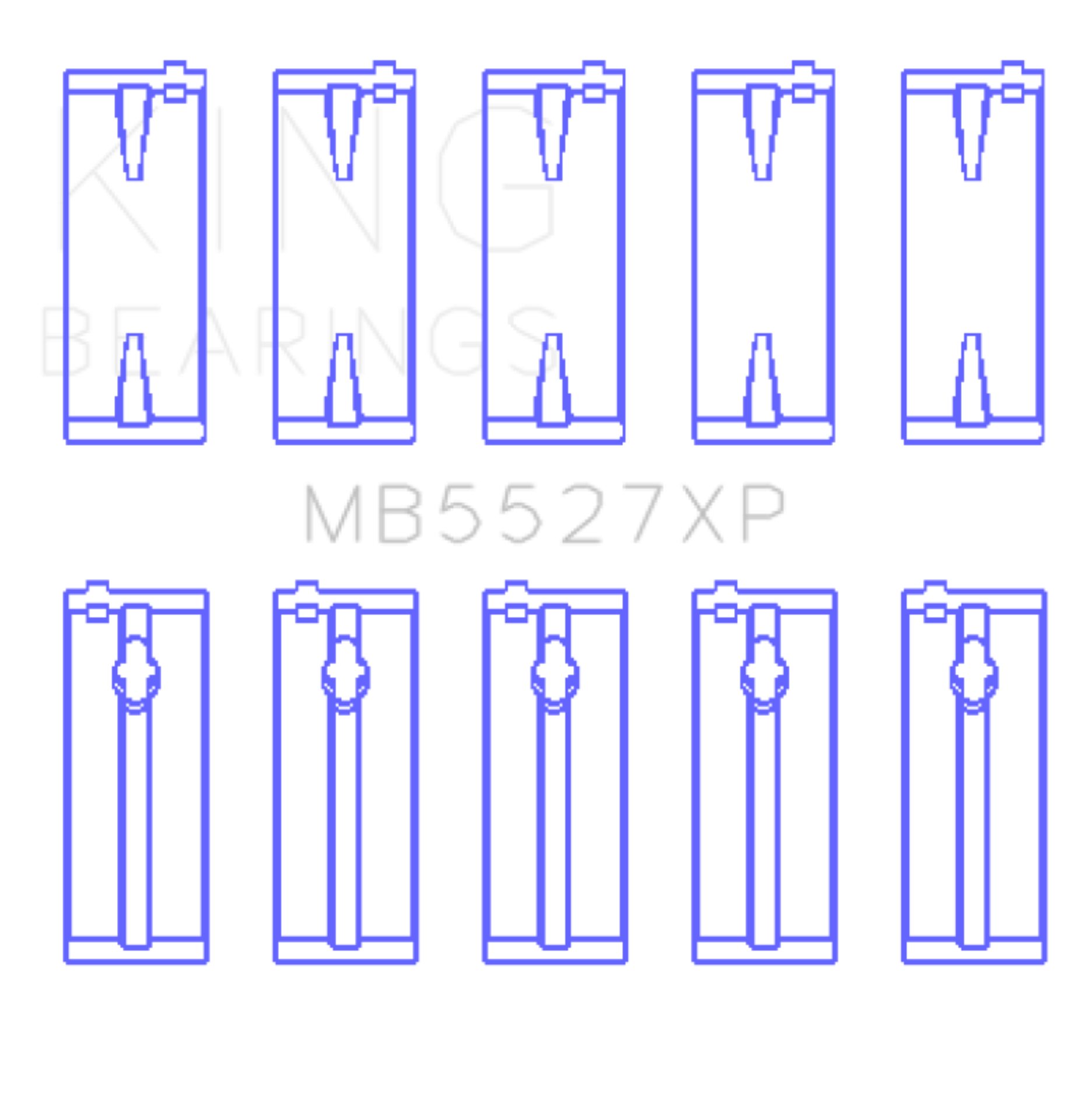 Picture of King Engine Bearings KING Performance Main Bearings - MB5527XP.026