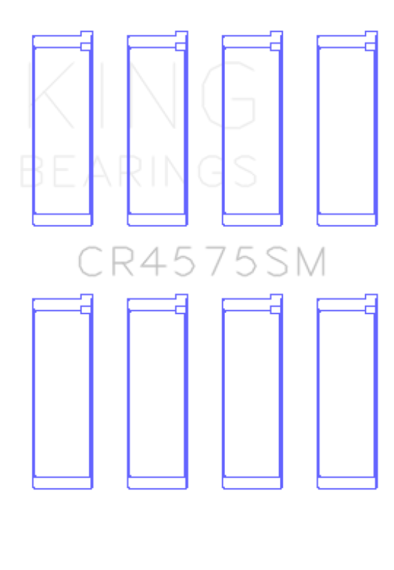 Picture of King Engine Bearings KING Connecting Rod Bearings - CR4575SM