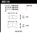 Picture of Hawk Performance HAWK DTC-60 Brake Pad Sets - HB119G.594