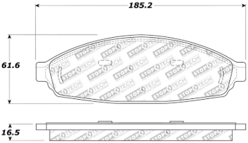 Picture of Sport Brake Pads with Shims and Hardware