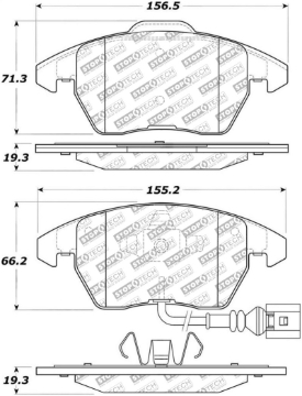 Picture of Stoptech ST Street Brake Pads Front - 305.11070