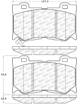 Picture of Stoptech ST Street Brake Pads Front - 305.13460