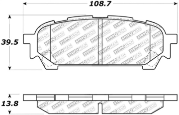 Picture of Stoptech ST Street Brake Pads Front - 305.10040