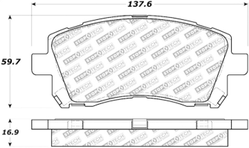 Picture of Stoptech ST Street Brake Pads Front - 305.07210