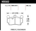 Picture of Hawk Performance HAWK HPS Brake Pad Sets Rear - HB502F.606