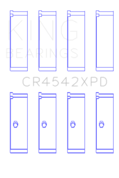 Picture of King Engine Bearings KING Performance Rod Bearings - CR4542XPD