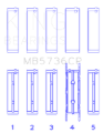 Picture of King Engine Bearings KING Main Bearings - MB5736CP