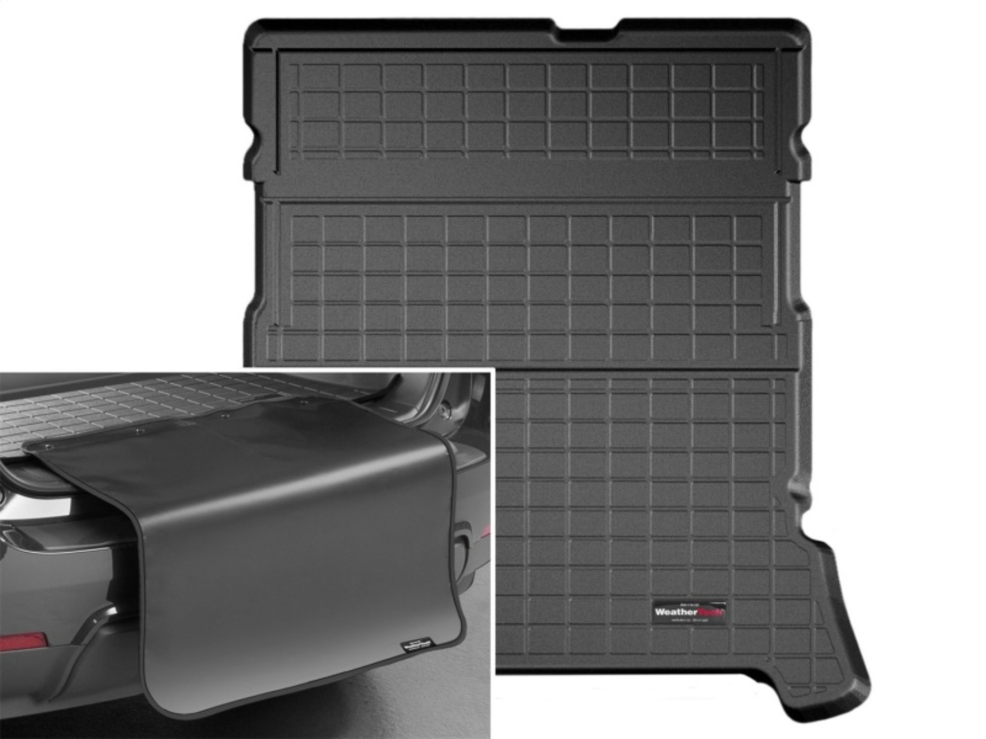 Picture of WeatherTech WT Cargo Liners-Black Floor Mats - 40281SK