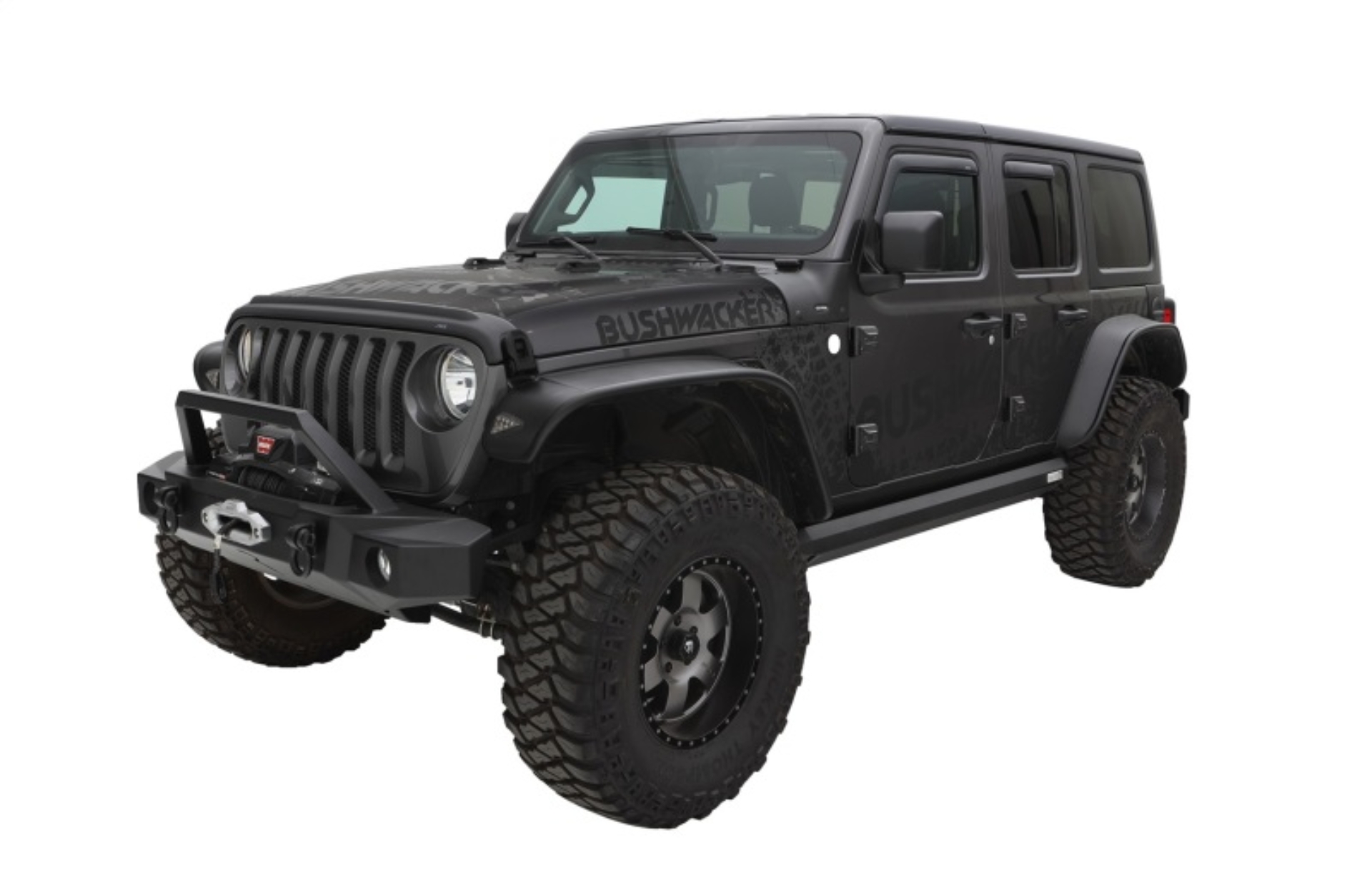 Picture of Bushwacker BUS Jeep Flat Style Flares Fender Flares - 10923-07