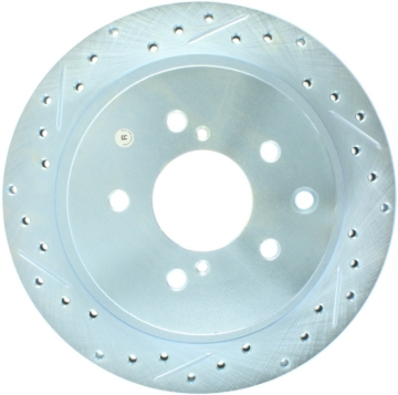 Picture of Select Sport Drilled and Slotted Brake Rotor; Rear Left