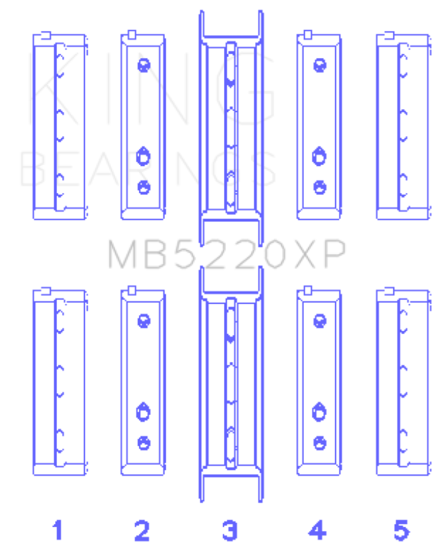Picture of King Engine Bearings KING Performance Main Bearings - MB5220XP.026