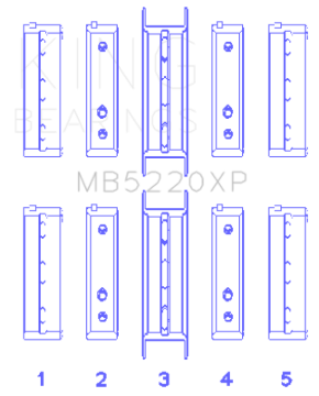 Picture of King Engine Bearings KING Performance Main Bearings - MB5220XP.026