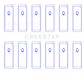 Picture of King Engine Bearings KING Performance Rod Bearings - CR6697XP.026