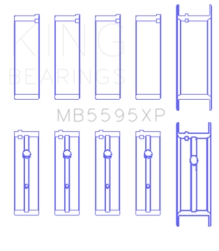 Picture of King Engine Bearings KING Performance Main Bearings - MB5595XP.026