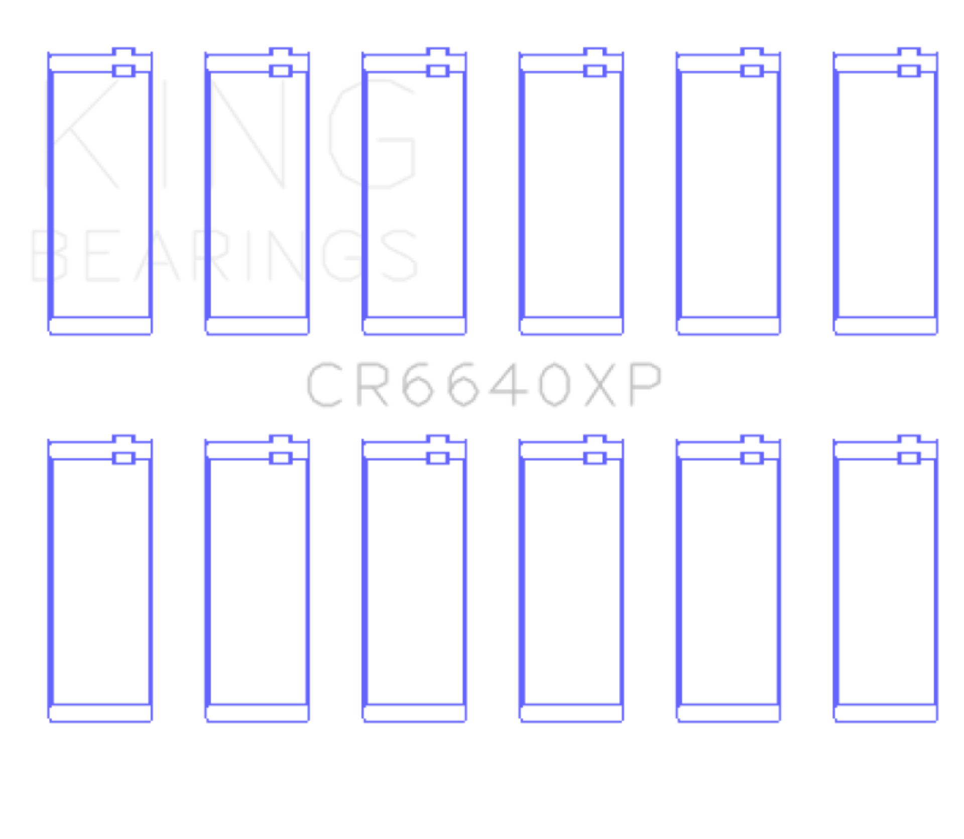 Picture of King Engine Bearings KING Performance Rod Bearings - CR6640XP.026