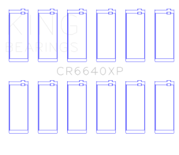Picture of King Engine Bearings KING Performance Rod Bearings - CR6640XP.026