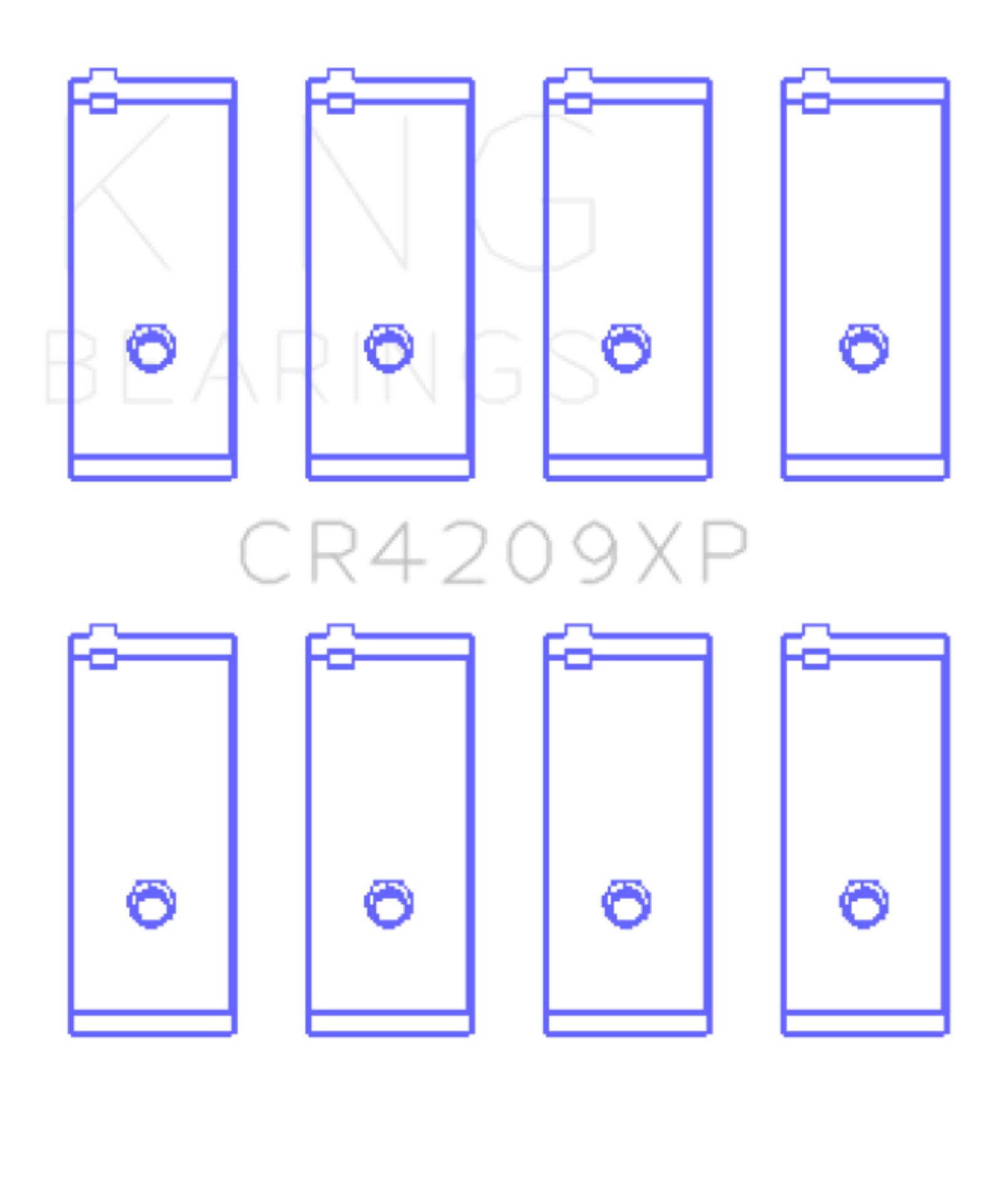 Picture of King Engine Bearings KING Performance Rod Bearings - CR4209XP.026