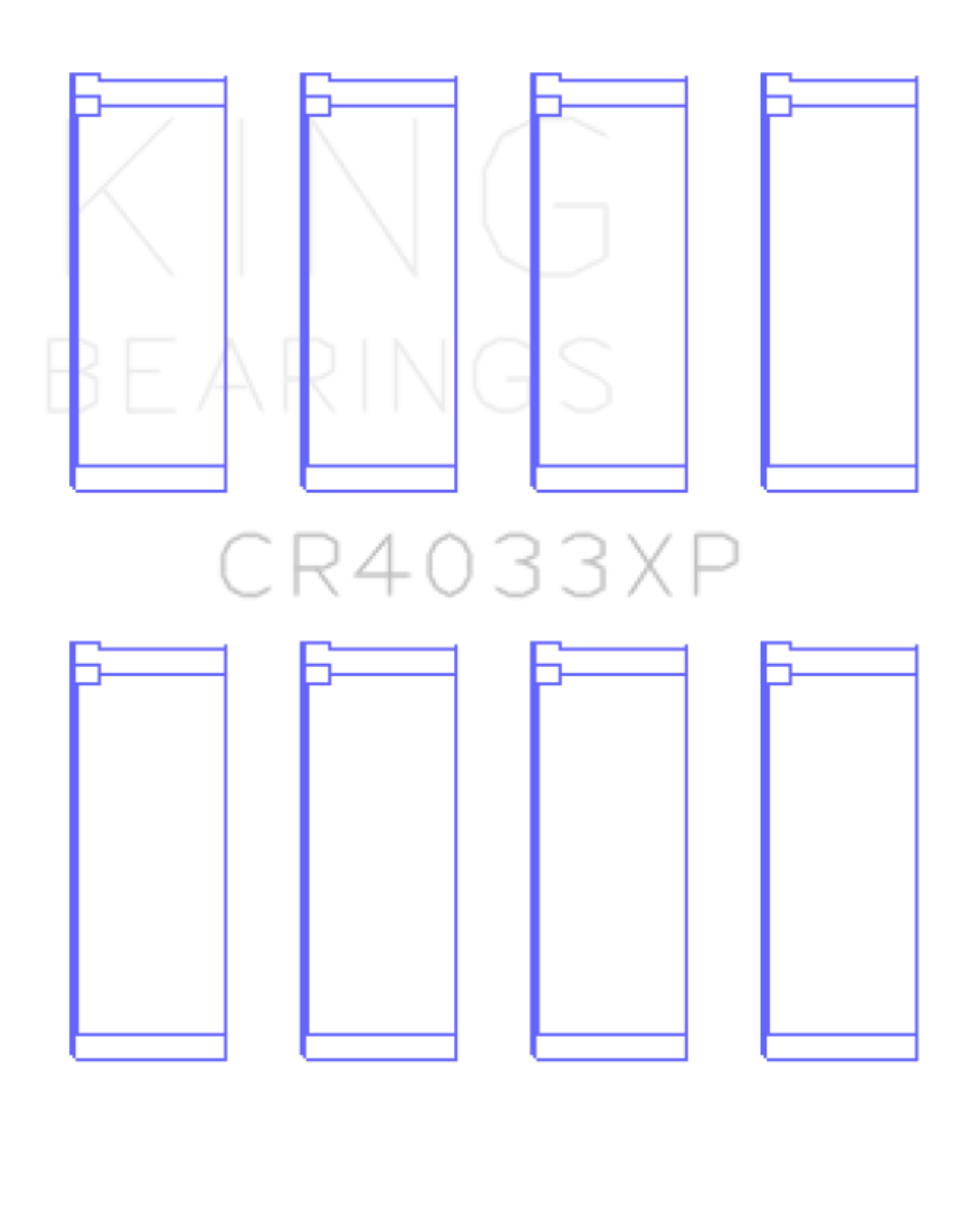 Picture of King Engine Bearings KING Connecting Rod Bearings - CR4033XP.026