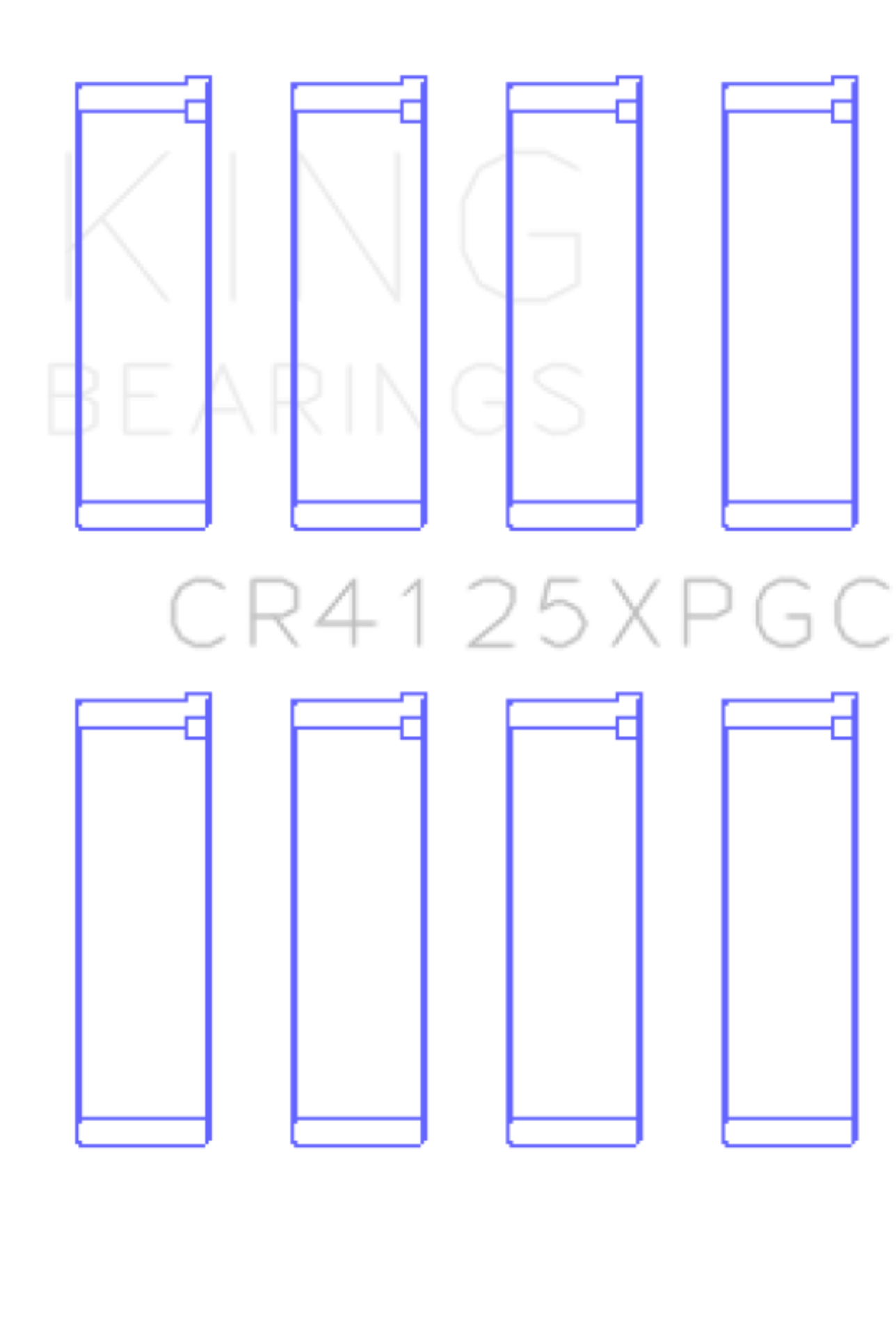Picture of King Engine Bearings KING Performance Rod Bearings - CR4125XPGC