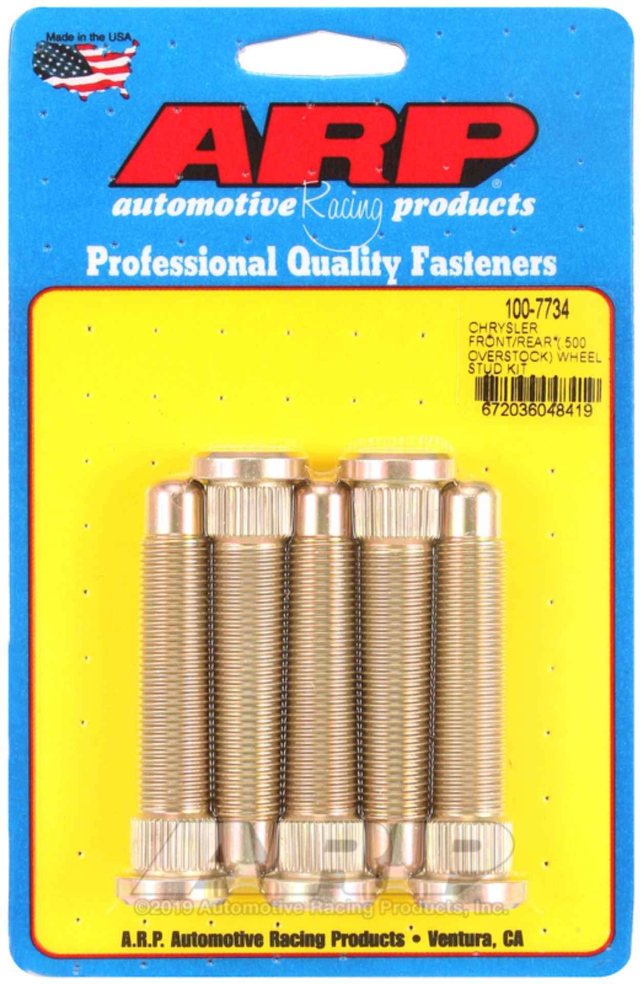 Picture of ARP Wheel Stud Kits Front - 100-7734