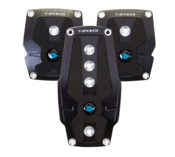 Picture of NRG Aluminum Sport Pedals Pedal Covers - PDL-200BK
