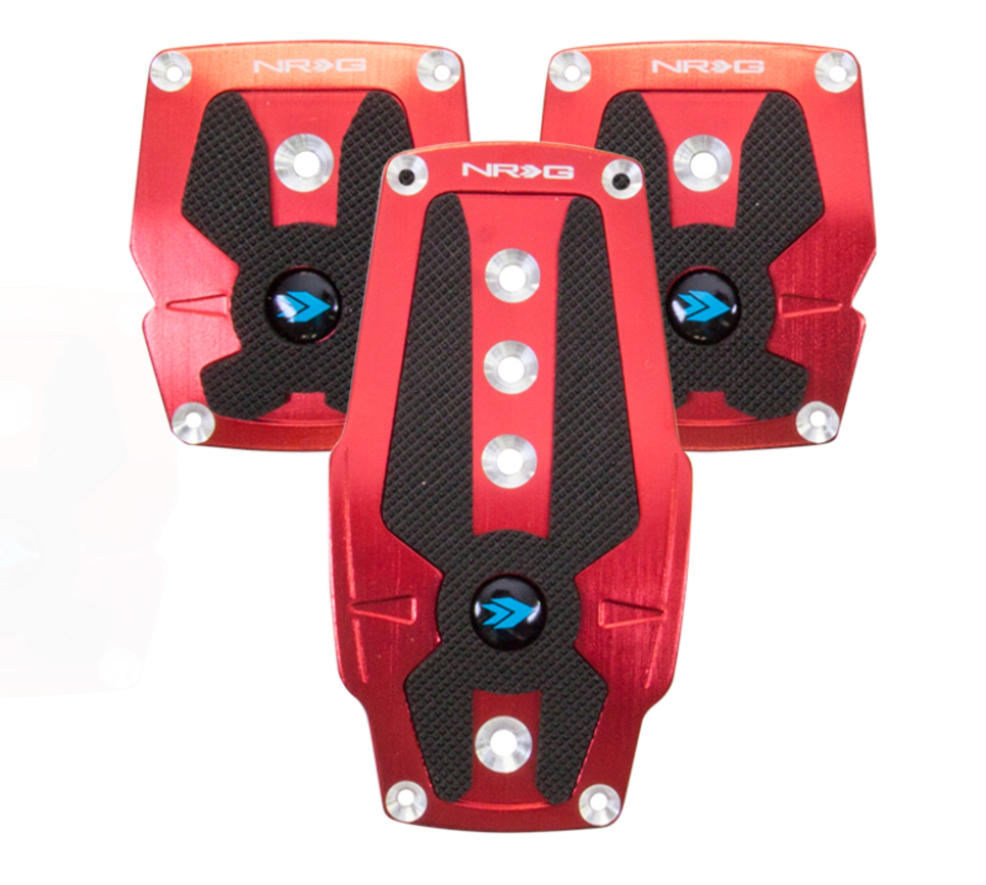 Picture of NRG Aluminum Sport Pedals Pedal Covers - PDL-200RD