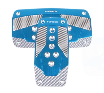Picture of NRG Aluminum Sport Pedals Pedal Covers - PDL-450BL