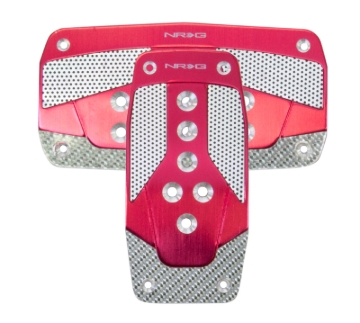 Picture of NRG Aluminum Sport Pedals Pedal Covers - PDL-450RD