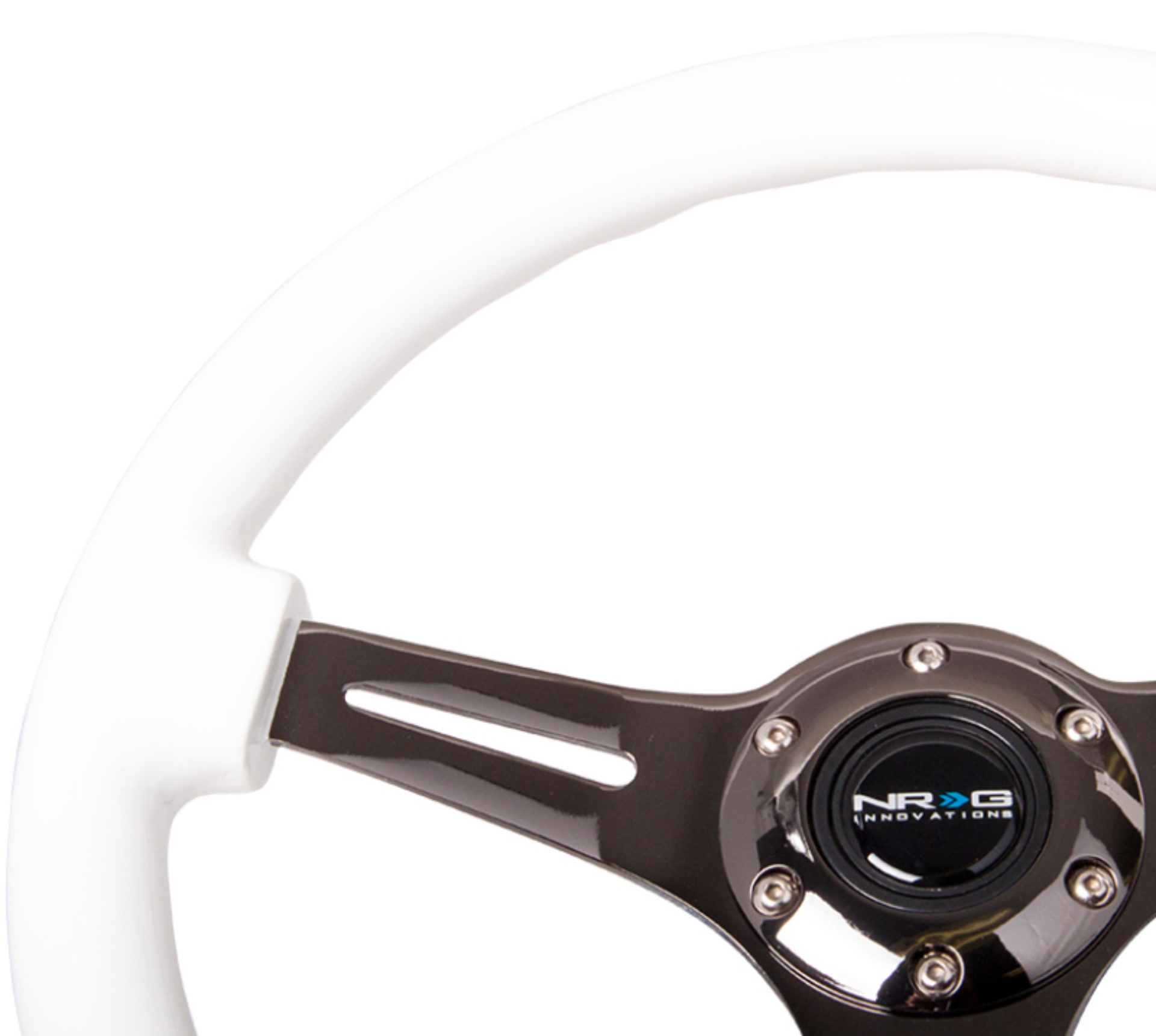 Picture of NRG Steering Wheels-Classic - ST-015BK-WT